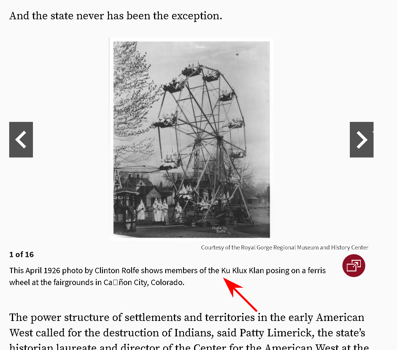 Description in caption